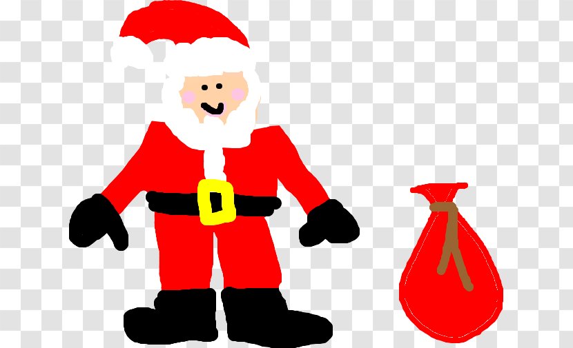Santa Claus Drawing - Pleased - Christmas Transparent PNG
