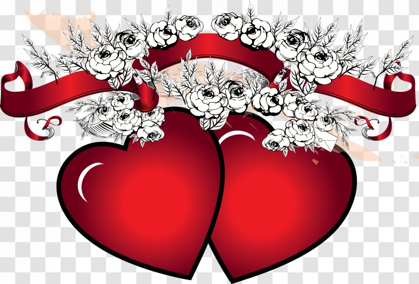 Valentine's Day Heart Love Logo - Cartoon - Happy Valentines Transparent PNG