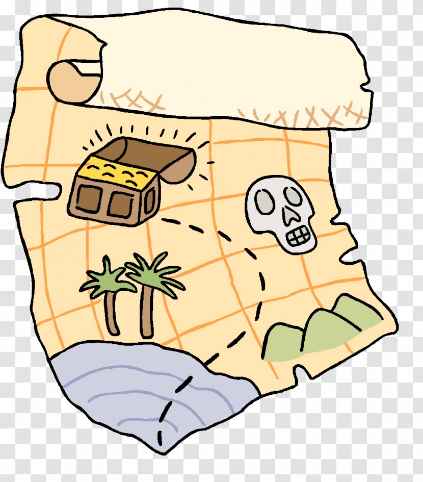 Treasure Hunt Map Scavenger Clip Art - Human Behavior Transparent PNG