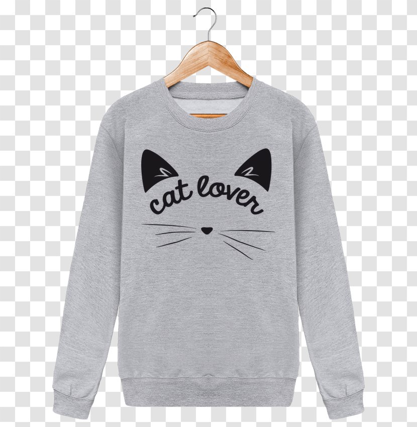 T-shirt Bluza Clothing Sleeve - Neckline - Catlovers Transparent PNG