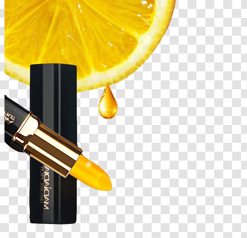 Lipstick Icon - Yellow - Lemon Transparent PNG