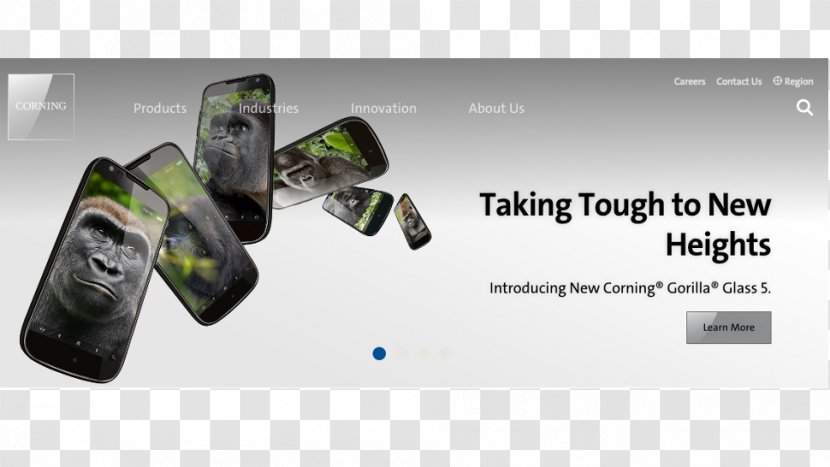 Gorilla Glass Corning Inc. Dragontrail Toughened Transparent PNG