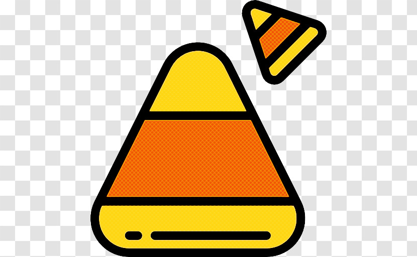 Yellow Sign Triangle Line Triangle Transparent PNG