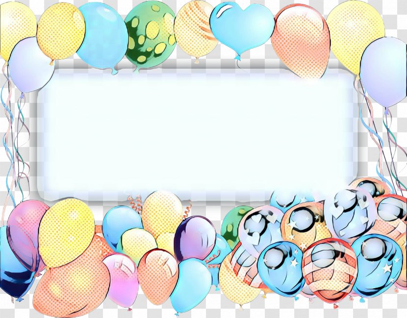 Retro Background Frame - Heart - Party Supply Picture Transparent PNG