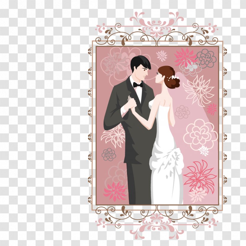 Wedding Invitation Bridegroom - Love - Bride And Groom Transparent PNG