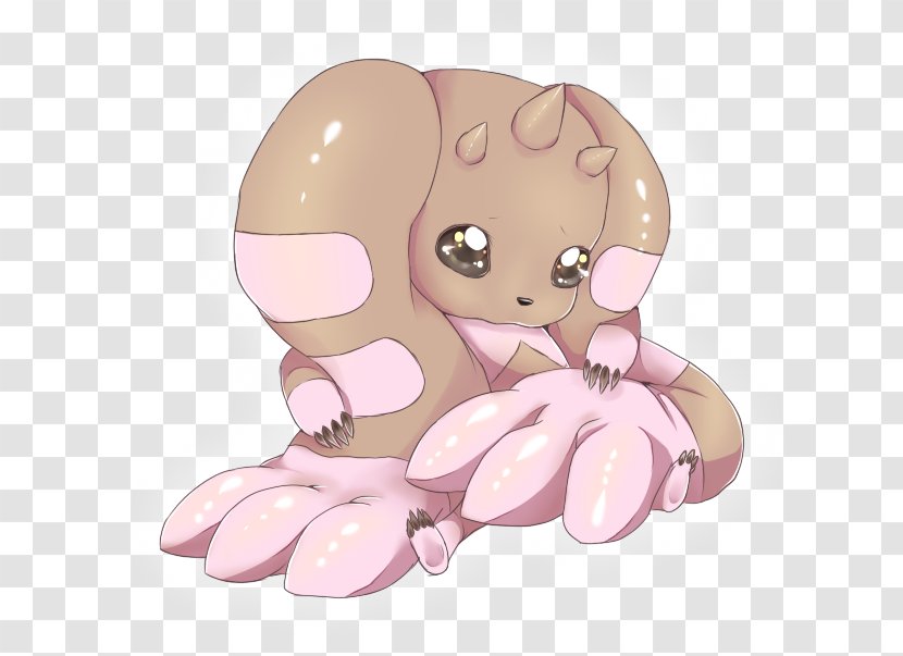 Octopus Mammal Figurine Pink M Character Transparent PNG