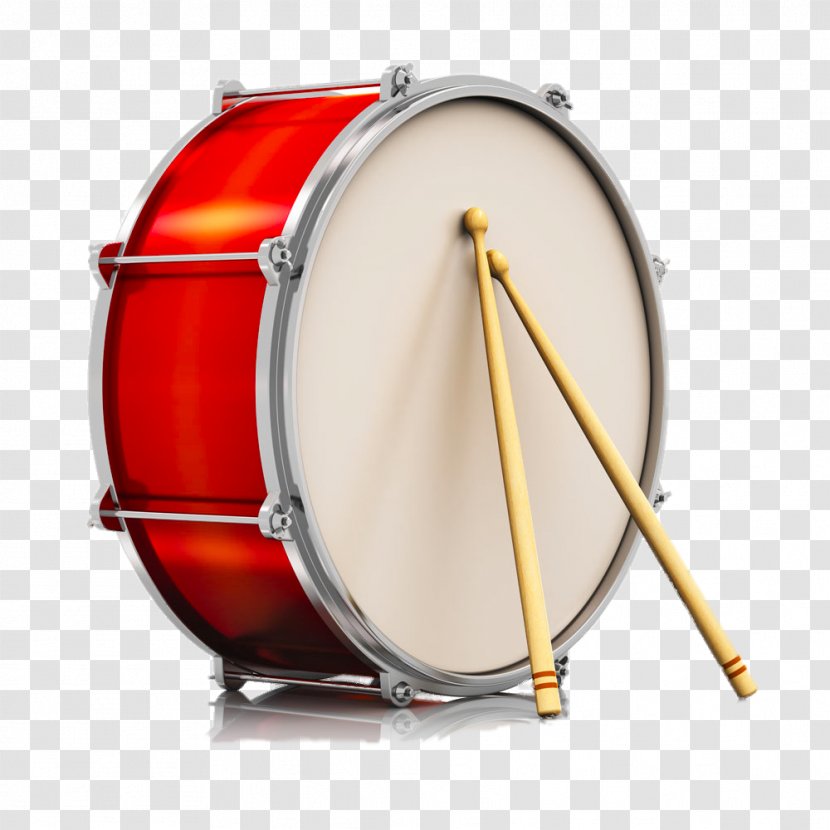 Drum Stick Bass Stock Illustration - Drumhead - HD Transparent PNG