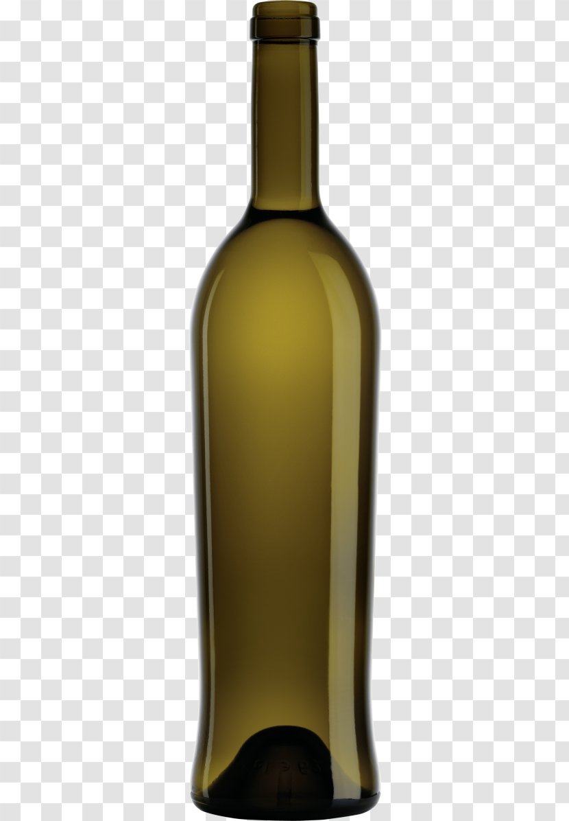 White Wine Glass Bottle Dessert Liqueur - With Heel Transparent PNG