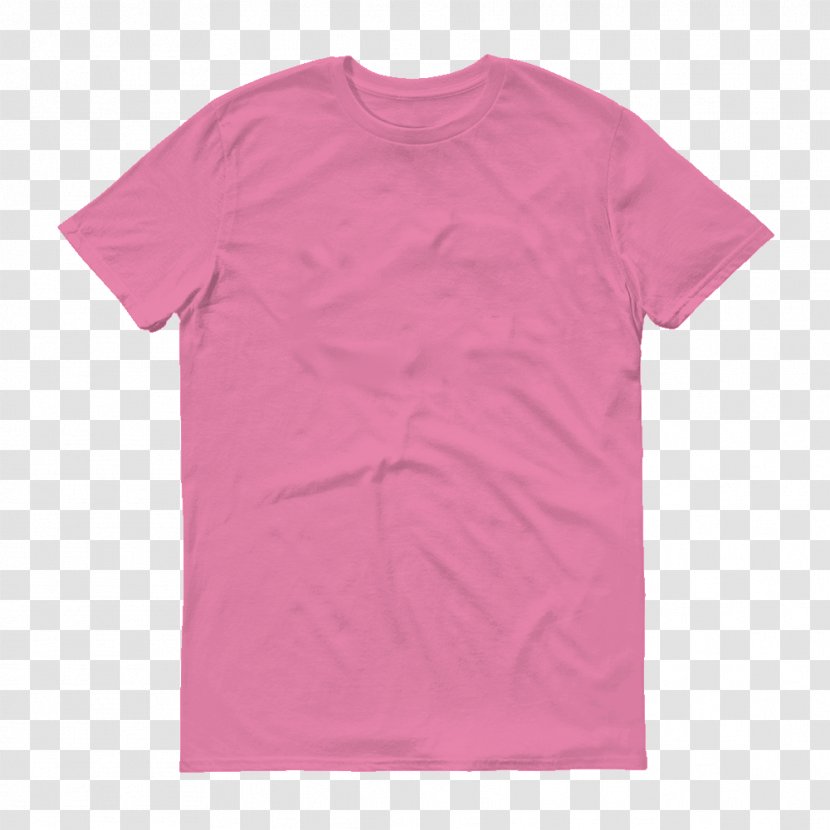 Printed T-shirt Polo Shirt Top - Pink Transparent PNG