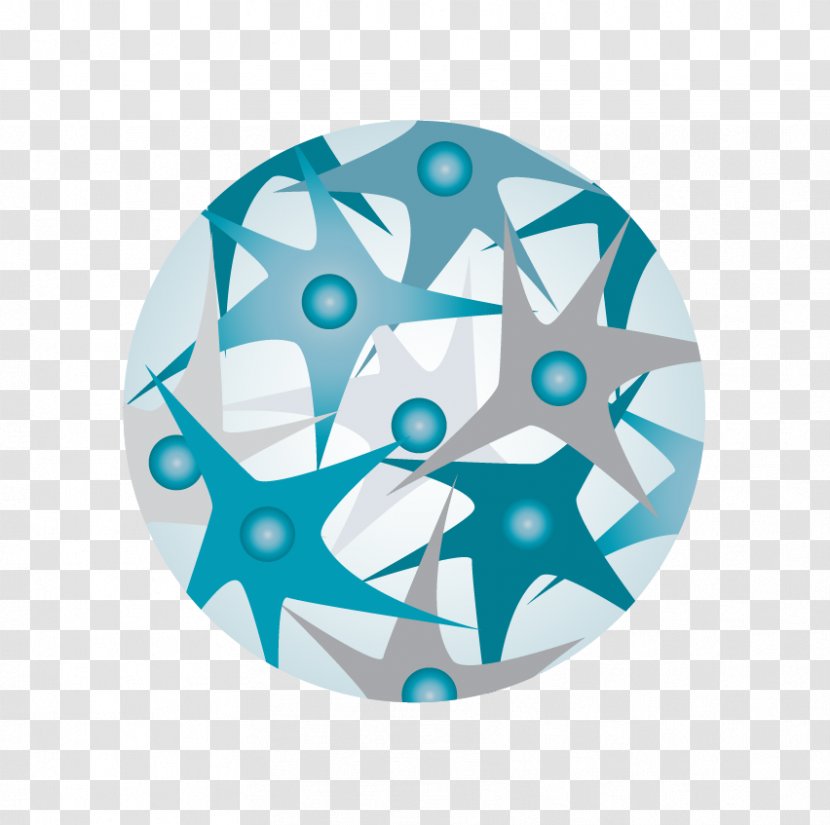 Turquoise Pattern - Silhouette - Stemcell Transparent PNG