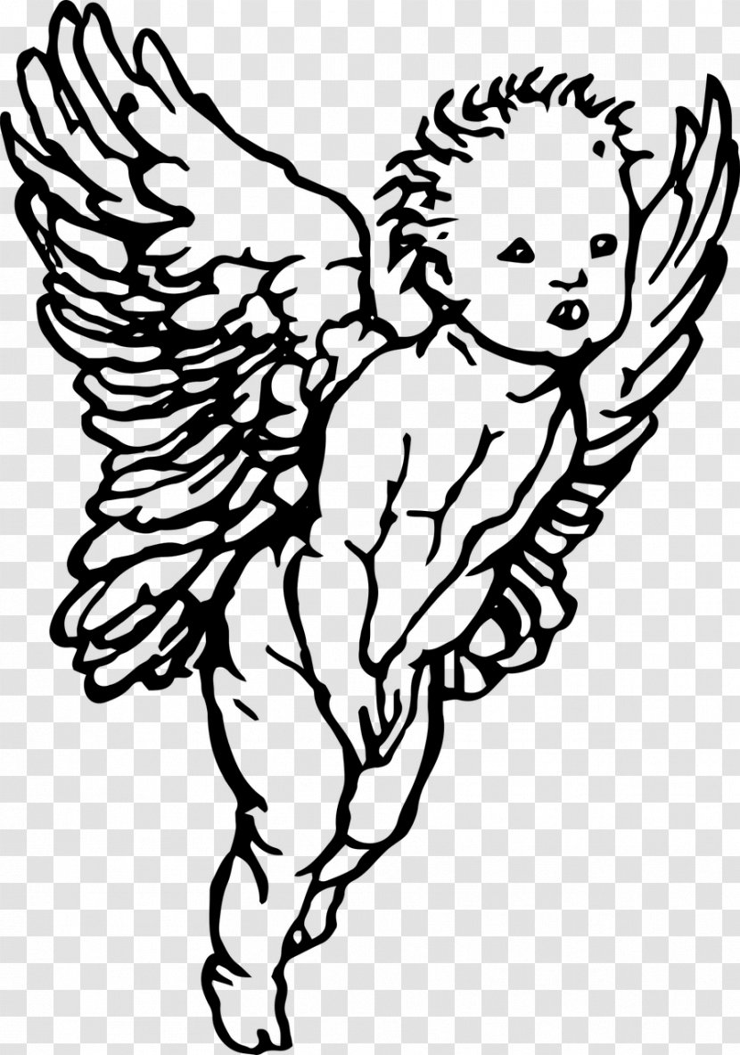 Cherub Children's Drawing Angel - Heart Transparent PNG