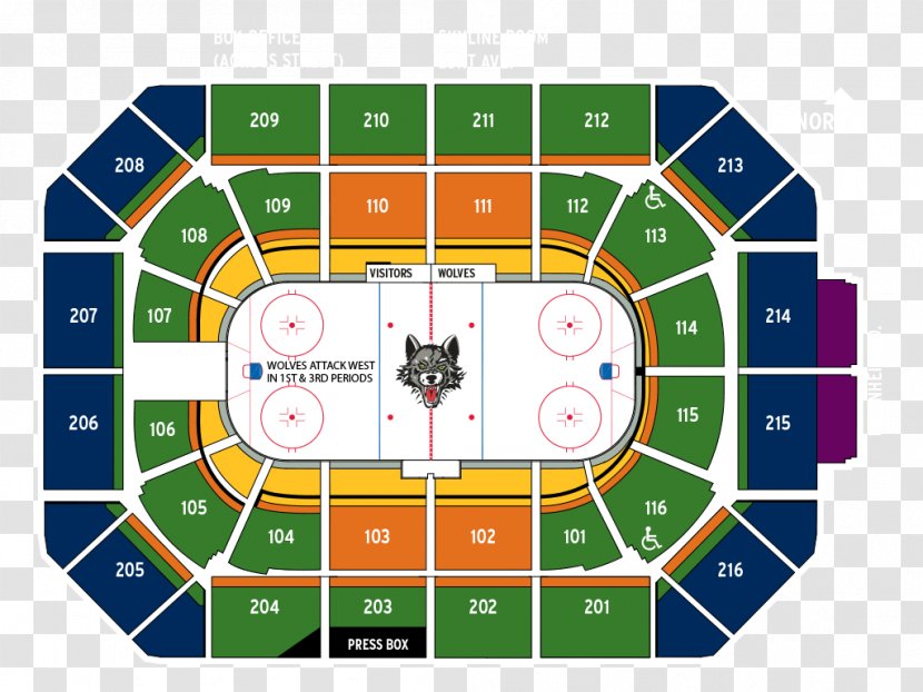 Allstate Arena AT&T Center Chicago Wolves Hilton Coliseum Sports Venue - Concert - Recreation Transparent PNG