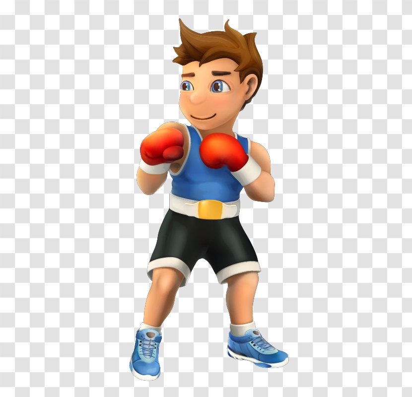 Vector Graphics Sports Clip Art Athlete Child - Boxing Glove - Boxeo Cartoon Transparent PNG