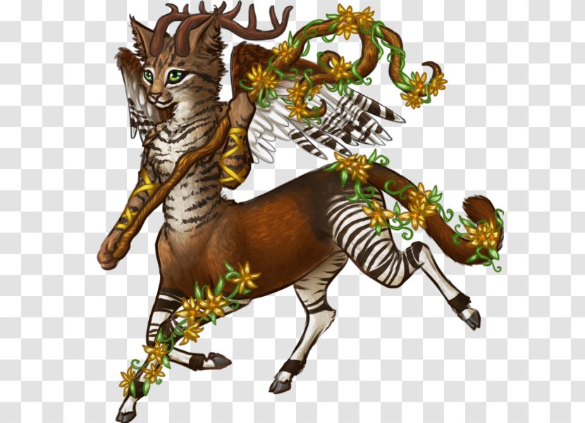 Okapi Cat Felidae Deer Tiger - Mythical Creature Transparent PNG