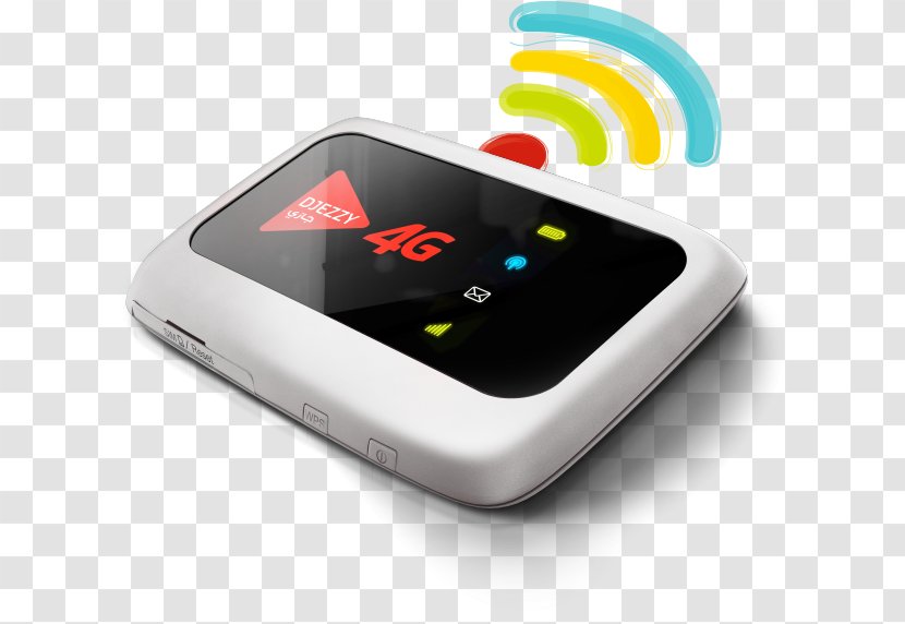 Djezzy Mobile Broadband Modem 4G MiFi Transparent PNG