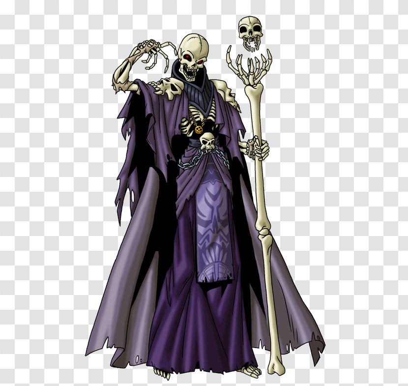 Lich Character Wizard Undead Revenant - Frame Transparent PNG