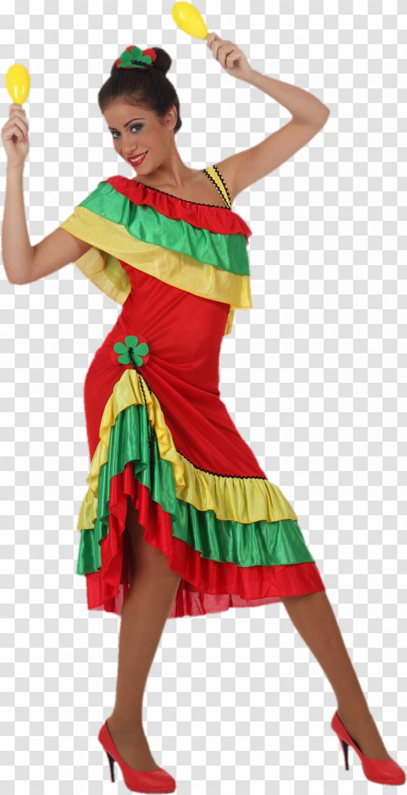 Disguise Costume Dance Cuban Rumba Rumberas Film - Clothing Accessories - Carnival Transparent PNG