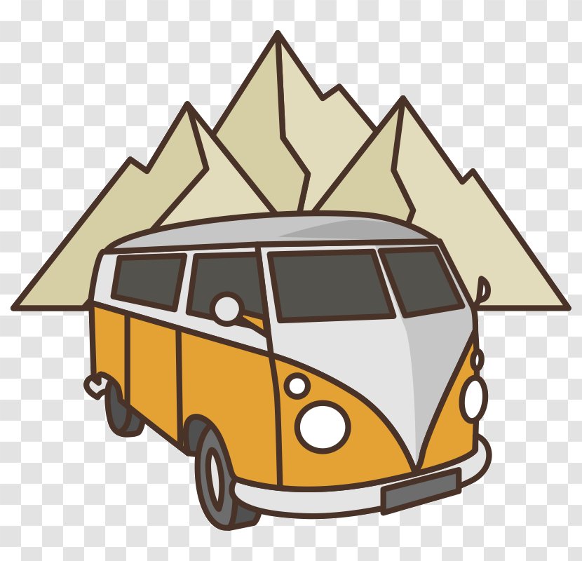 Van Volkswagen Type 2 (T1) Car Westfalia Camper Transparent PNG