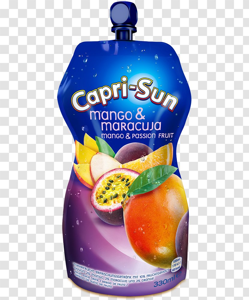Pomegranate Juice Capri Sun Orange - Drink Transparent PNG