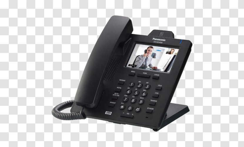Panasonic KX-HDV330 VoIP Phone Session Initiation Protocol Telephone - Corded - Flat Display Mounting Interface Transparent PNG