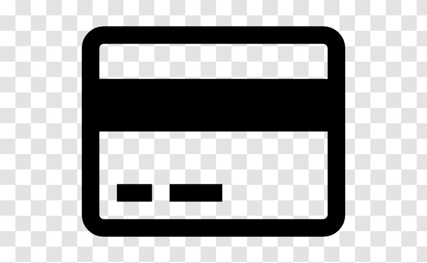 Credit Card Symbol Clip Art - Black Transparent PNG