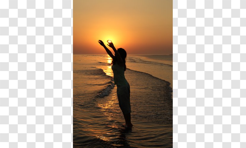 Shore Beach Sunrise Sunset Stock Photography - Heart Transparent PNG