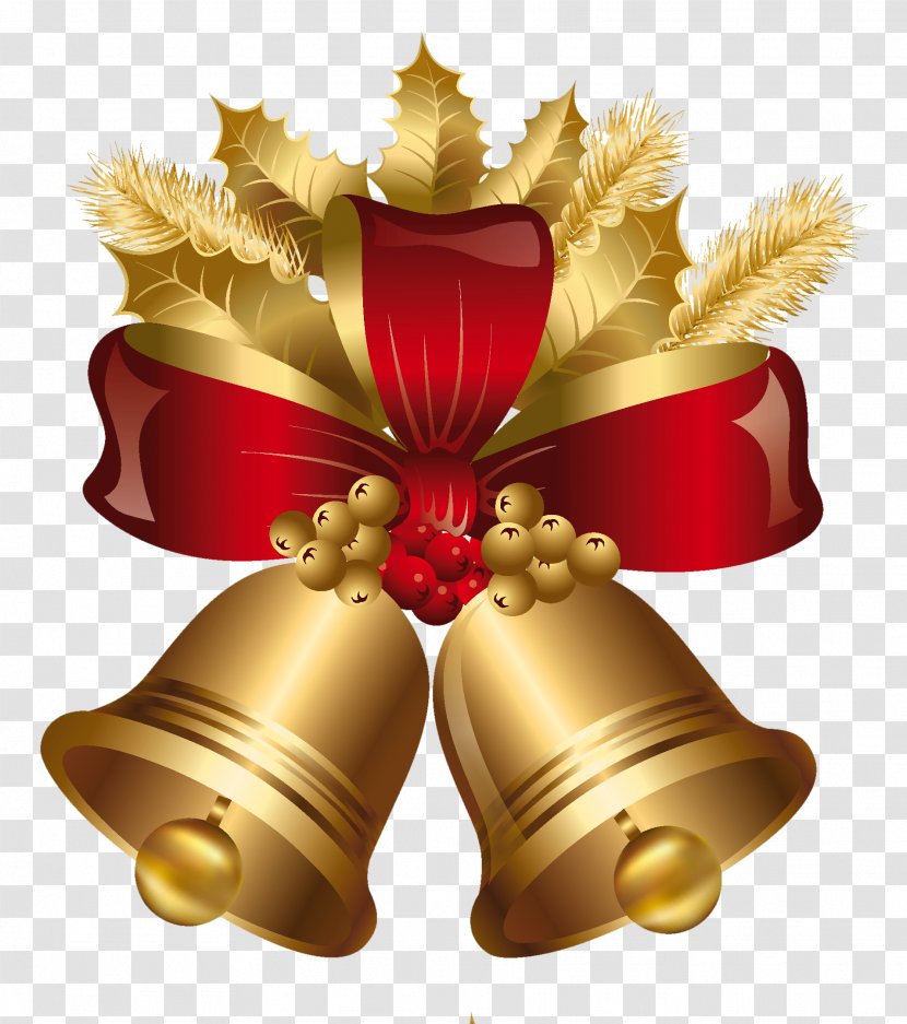 Christmas Jingle Bell Clip Art - Flower - Bells Transparent PNG