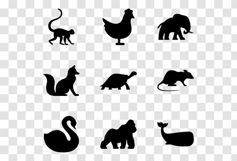 Cat Silhouette Clip Art - Animal Silhouettes Transparent PNG