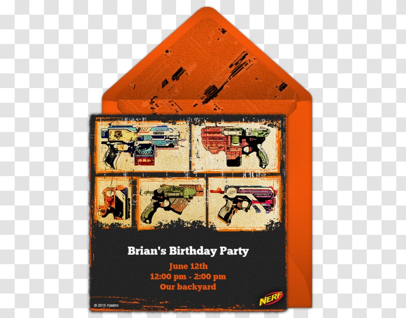 Birthday Cake Nerf Blaster Party Transparent PNG