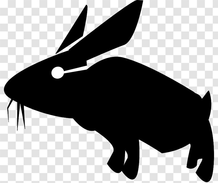 Stencil Clip Art - Marine Mammal - Rabbit Images Free Transparent PNG
