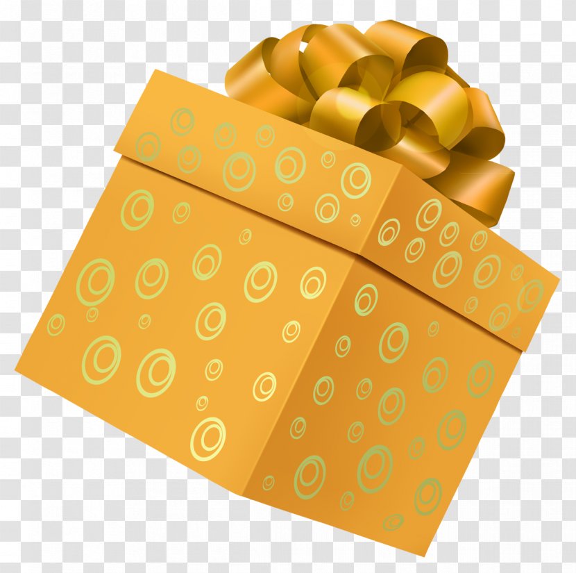 Gift Box Clip Art - Image File Formats - Yellow Picture Clipart Transparent PNG