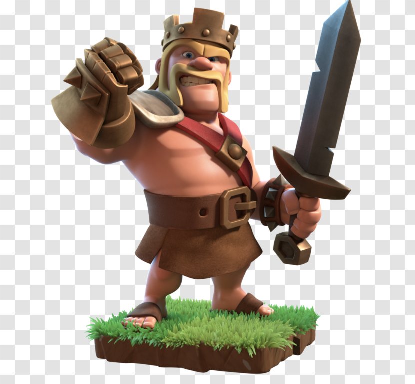 Clash Of Clans Royale Barbarian Image - Supercell Transparent PNG