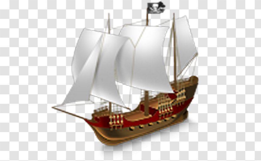 Brigantine History Art - Ship - Pirate Transparent Transparent PNG