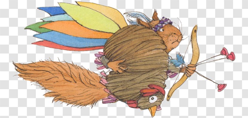 Fairy Feather Cartoon Beak - Supernatural Creature - Turkey Day Transparent PNG