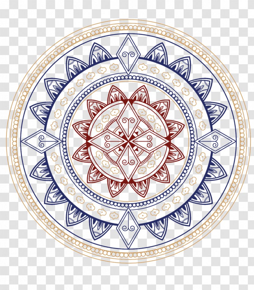Mandala Chakra - Platter - Lotus Transparent PNG