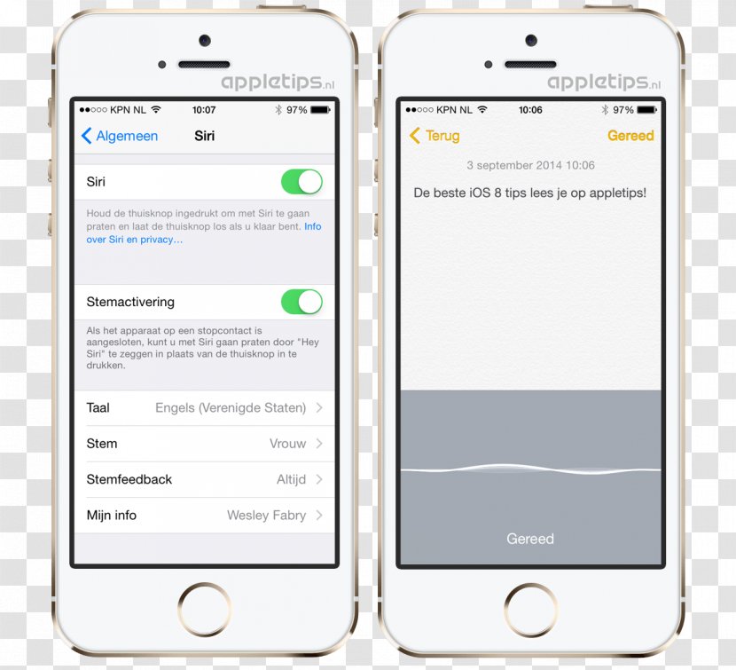 Siri Text Dutch Computer Software - IPhone 8 Transparent PNG