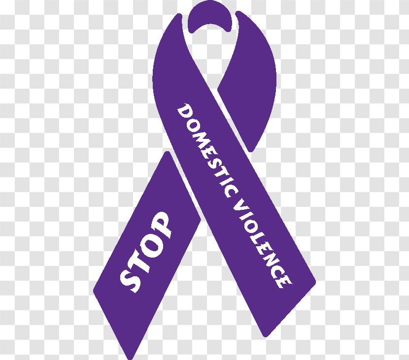 Domestic Violence Purple Ribbon Family Prevention And Services Act - Text - Economic Abuse Transparent PNG