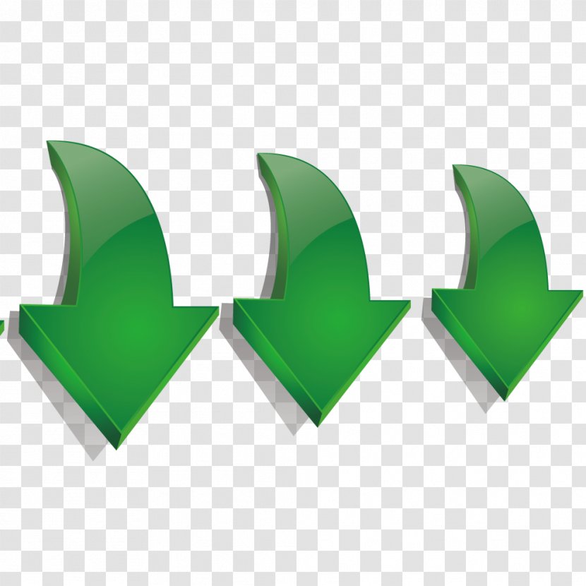 Arrow Arah Icon - Green - Vector Direction Transparent PNG