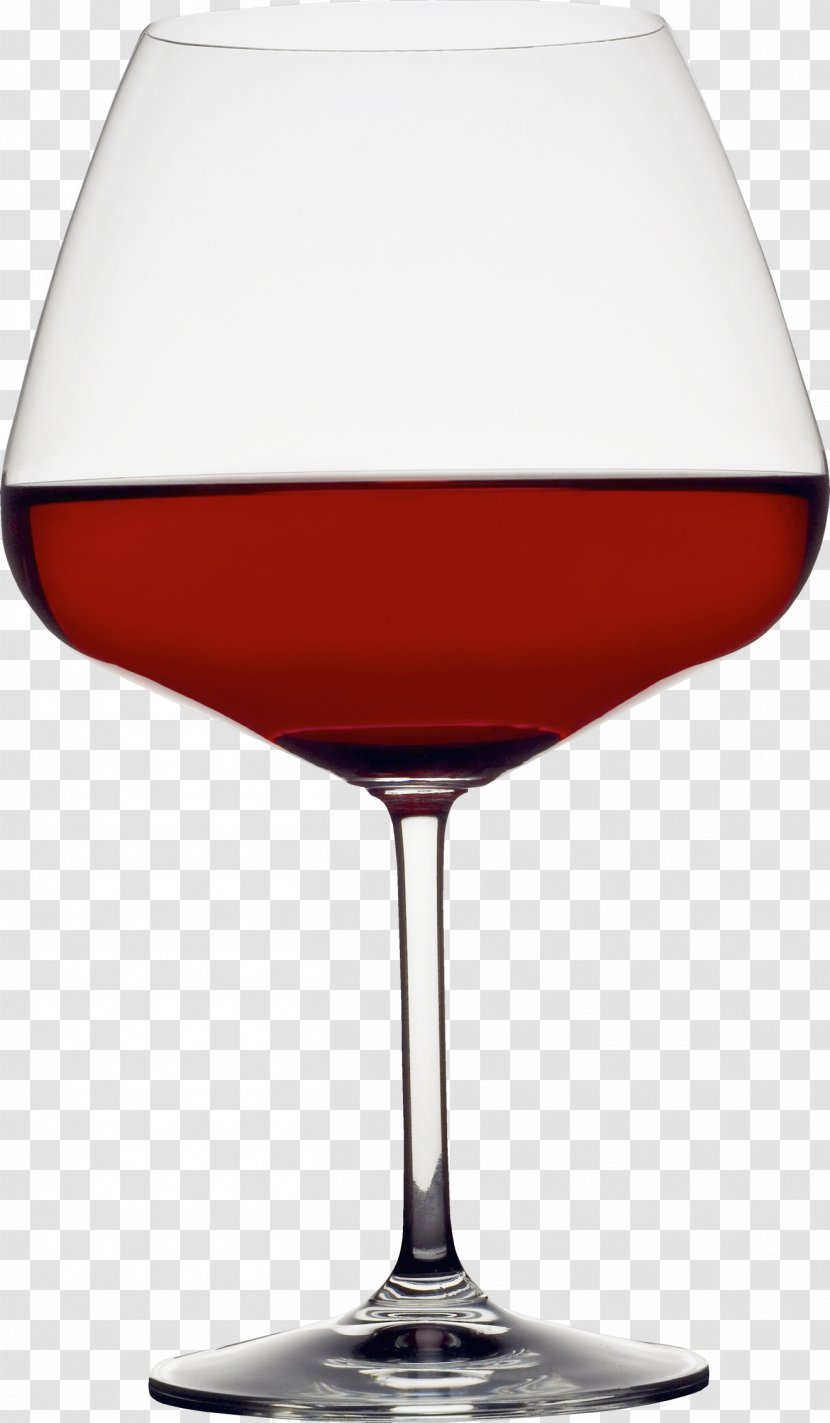 Red Wine Glass Champagne Transparent PNG