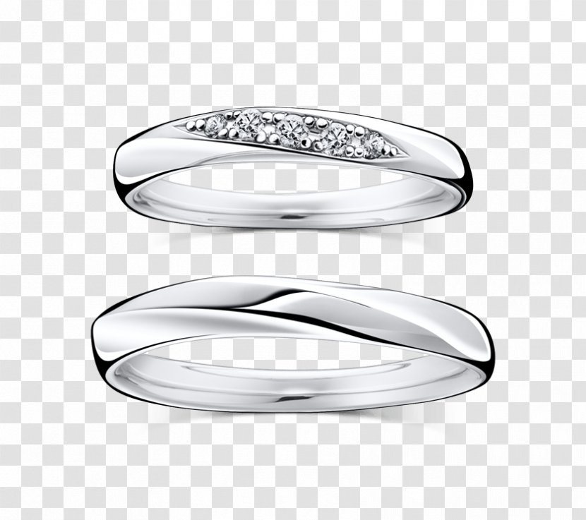 Wedding Ring Diamond Jewellery Platinum Transparent PNG