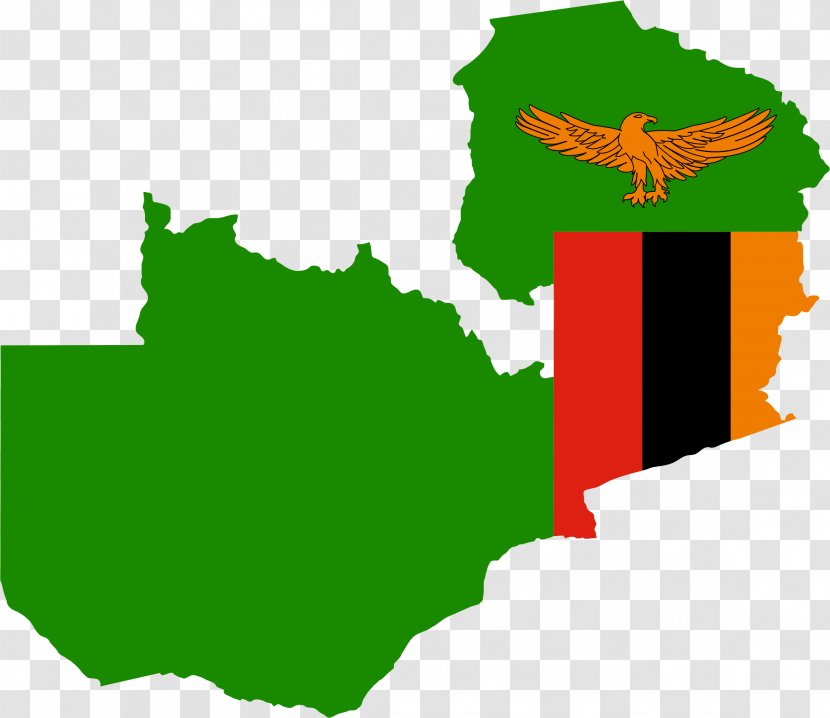 Flag Of Zambia Map National - World - Green People Transparent PNG