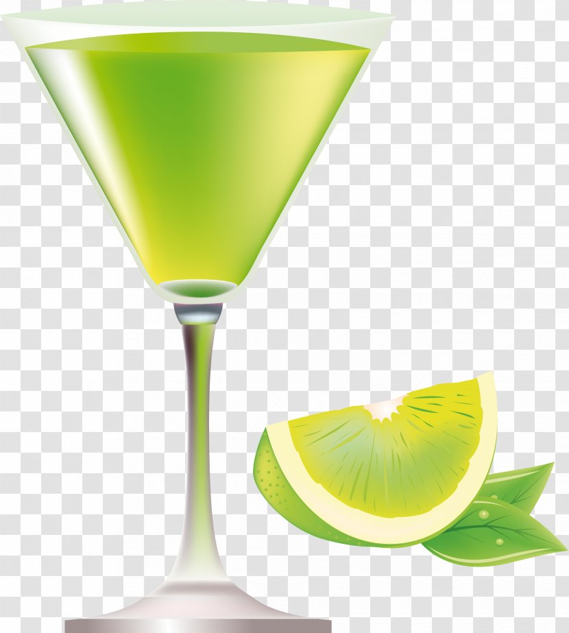 Apple Juice Appletini Gimlet Soft Drink - Vecteur - Green Material Free To Pull Transparent PNG