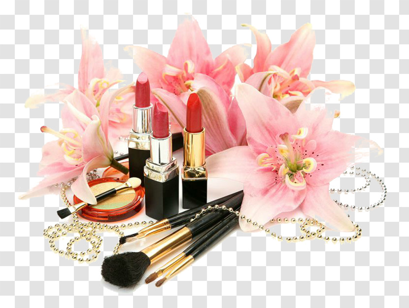 Pink Lipstick Cosmetics Beauty Material Property Transparent PNG