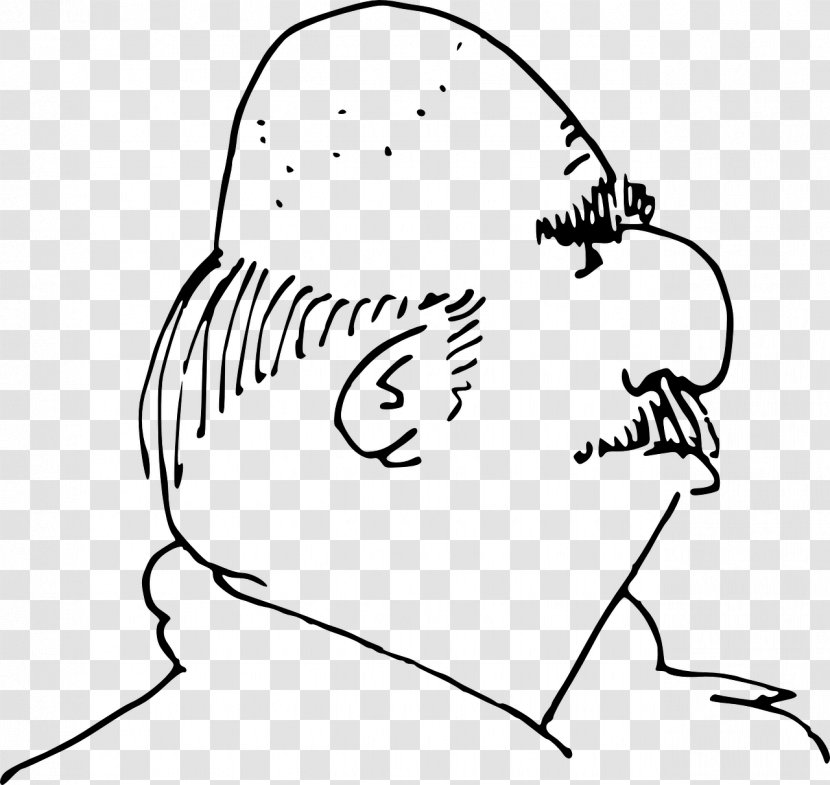 Cartoon Clip Art - Bald Transparent PNG