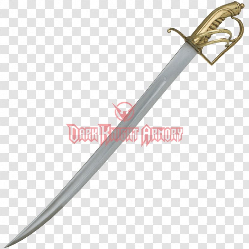 Sabre Cutlass Dagger Knife Sword - Charles Vane Transparent PNG