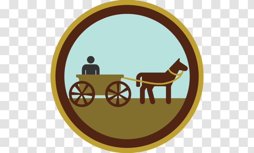 Horse-drawn Vehicle Cart Scouting Badge - Georgia - Horse Drawn Transparent PNG