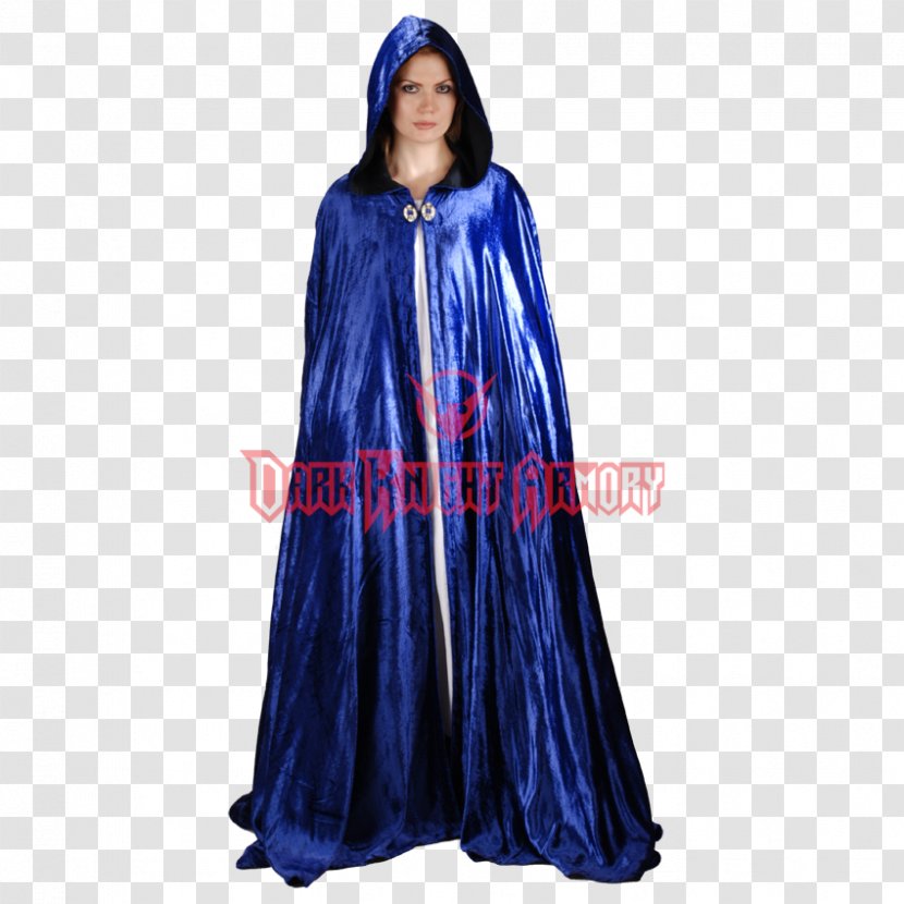 Cape Robe Hoodie Cloak Dress - Fur Transparent PNG
