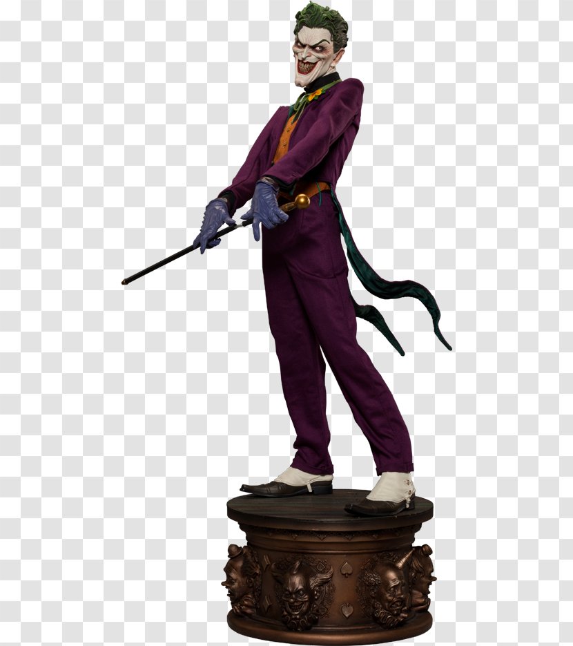 Joker Batman Sideshow Collectibles DC Comics Statue - Archenemy Transparent PNG