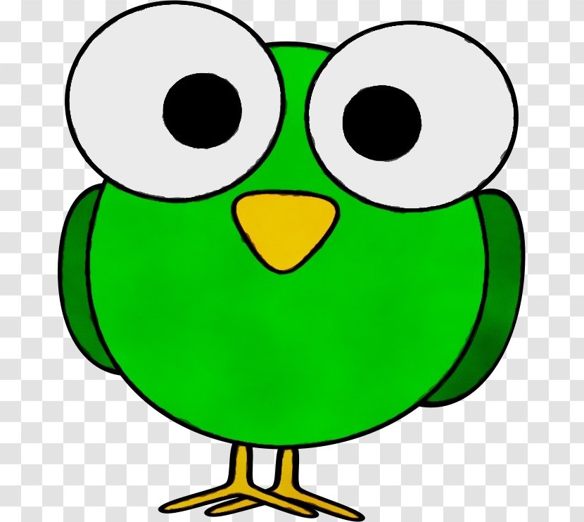Googly Eyes Background - Wet Ink - Owl Line Art Transparent PNG