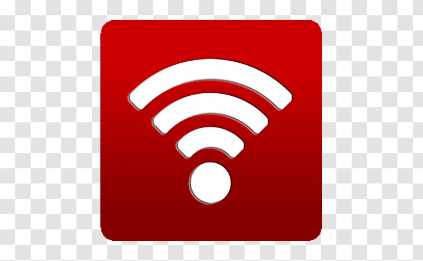 Wi-Fi Protected Setup Access - Red - Android Transparent PNG
